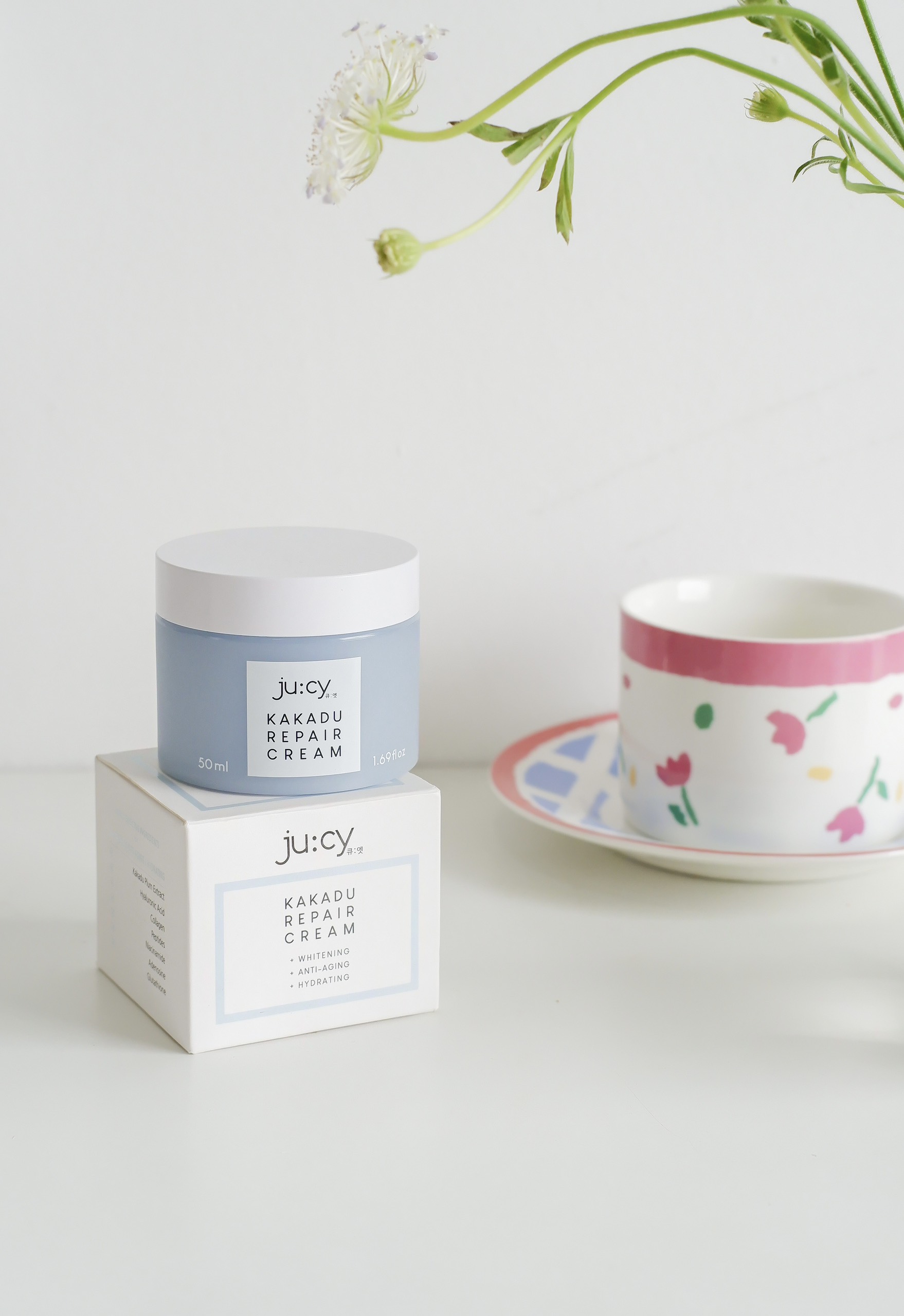 Combo kem chống nắng nâng tone và kem dưỡng trắng da Jucy