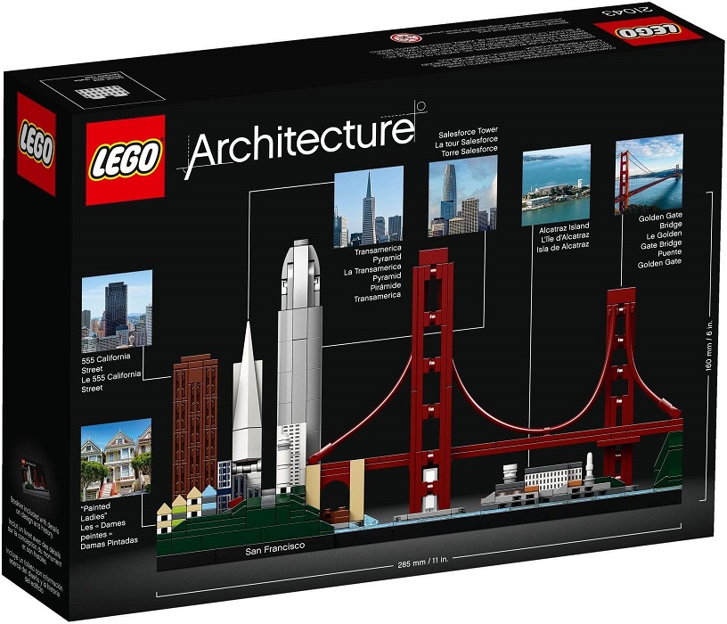 Mô hình đồ chơi lắp ráp LEGO ARCHITECTURE Thành Phố San Francisco 21043 ( 565 Chi tiết )