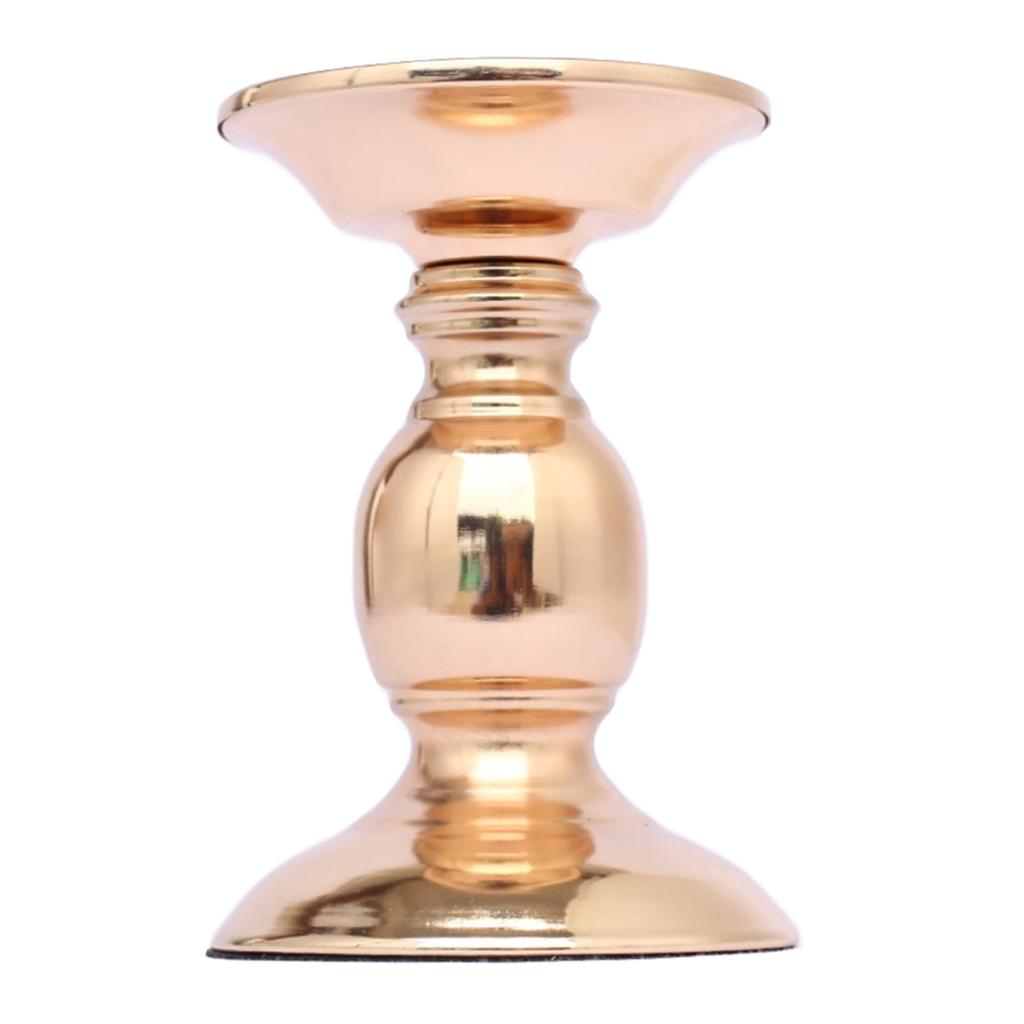 Iron Candlestick Pillar Candle Holder for Wedding Party Home Decor