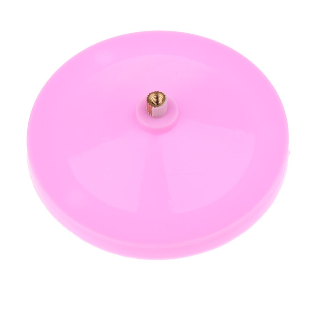 Pink Round Rotating Music Box Base for Kids Clay Craft Educational Kids Toy