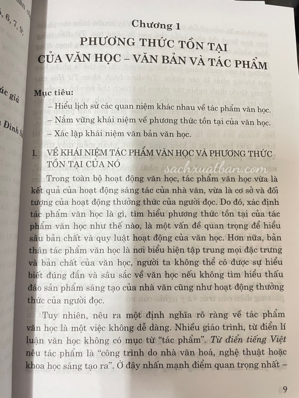 Sách Lí Luận Văn Học Tập 2 - Tác Phẩm Và Thể Loại Văn Học