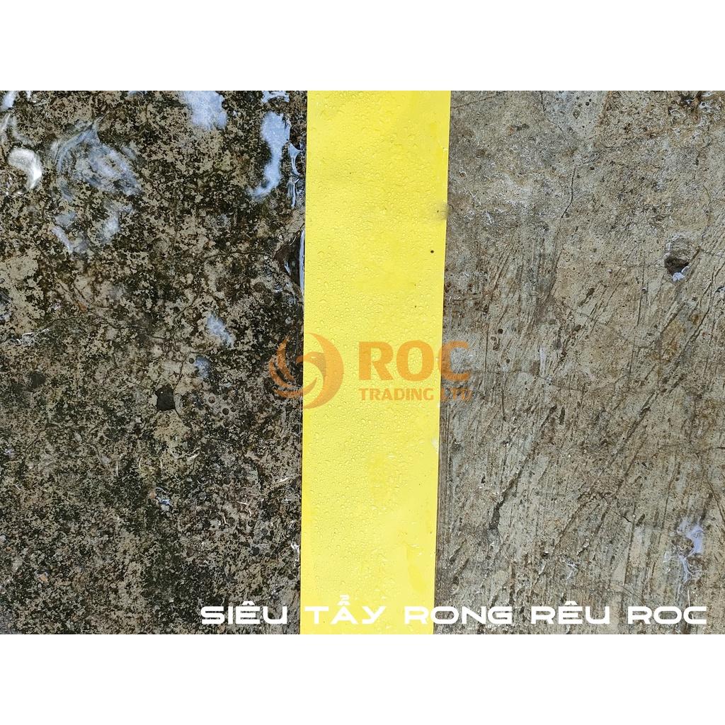 Bột tẩy rong rêu trên nền xi măng ROCO - sạch trong một lần sử dụng