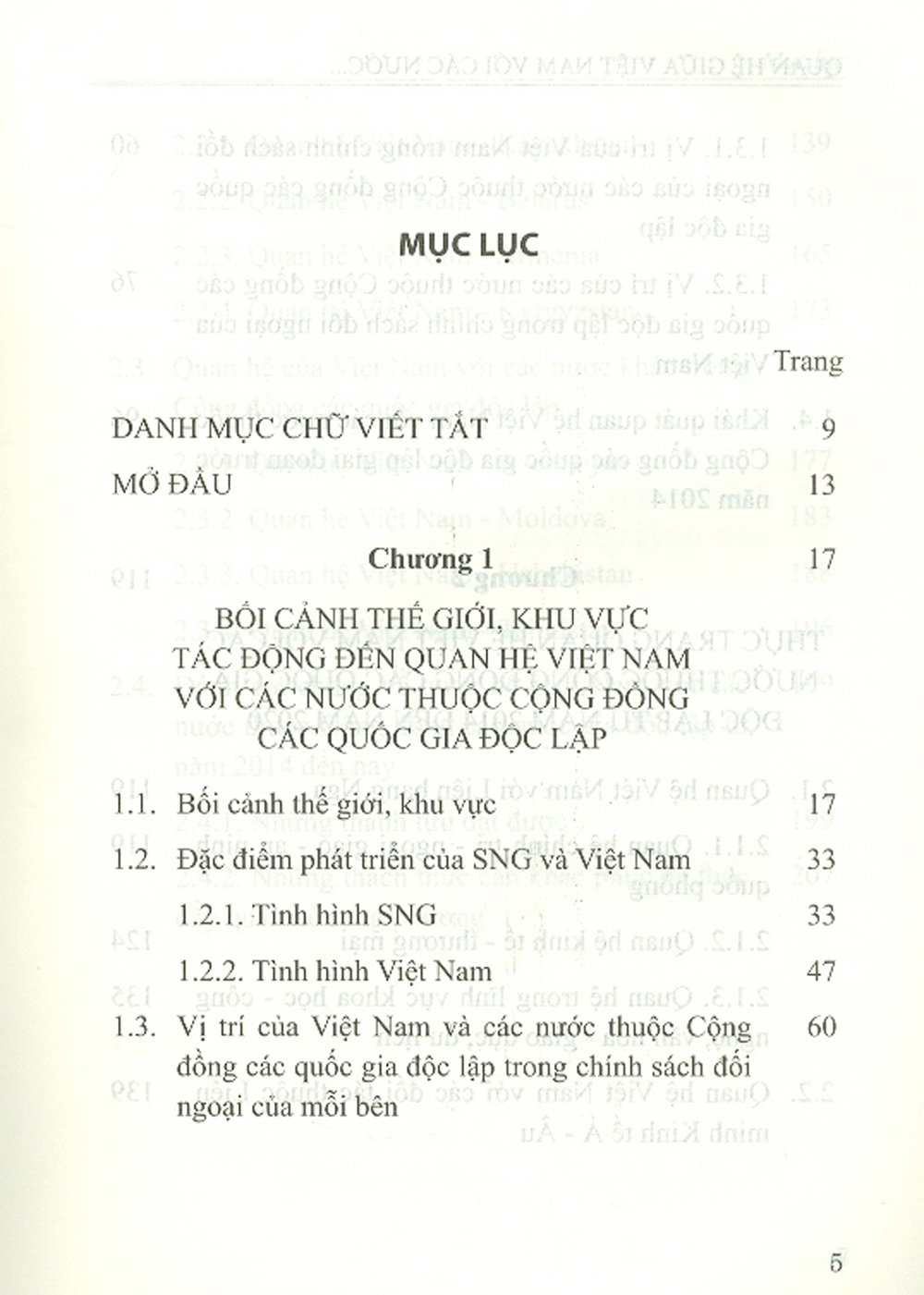 Quan Hệ Giữa Việt Nam Với Các Nước Thuộc Cộng Đồng Các Quốc Gia Độc Lập Trong Những Năm Gần Đây (Sách Chuyên Khảo)