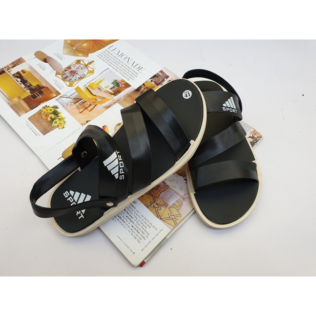 Giày Sandal Cao Su Chống Nước Thời Trang Unisex