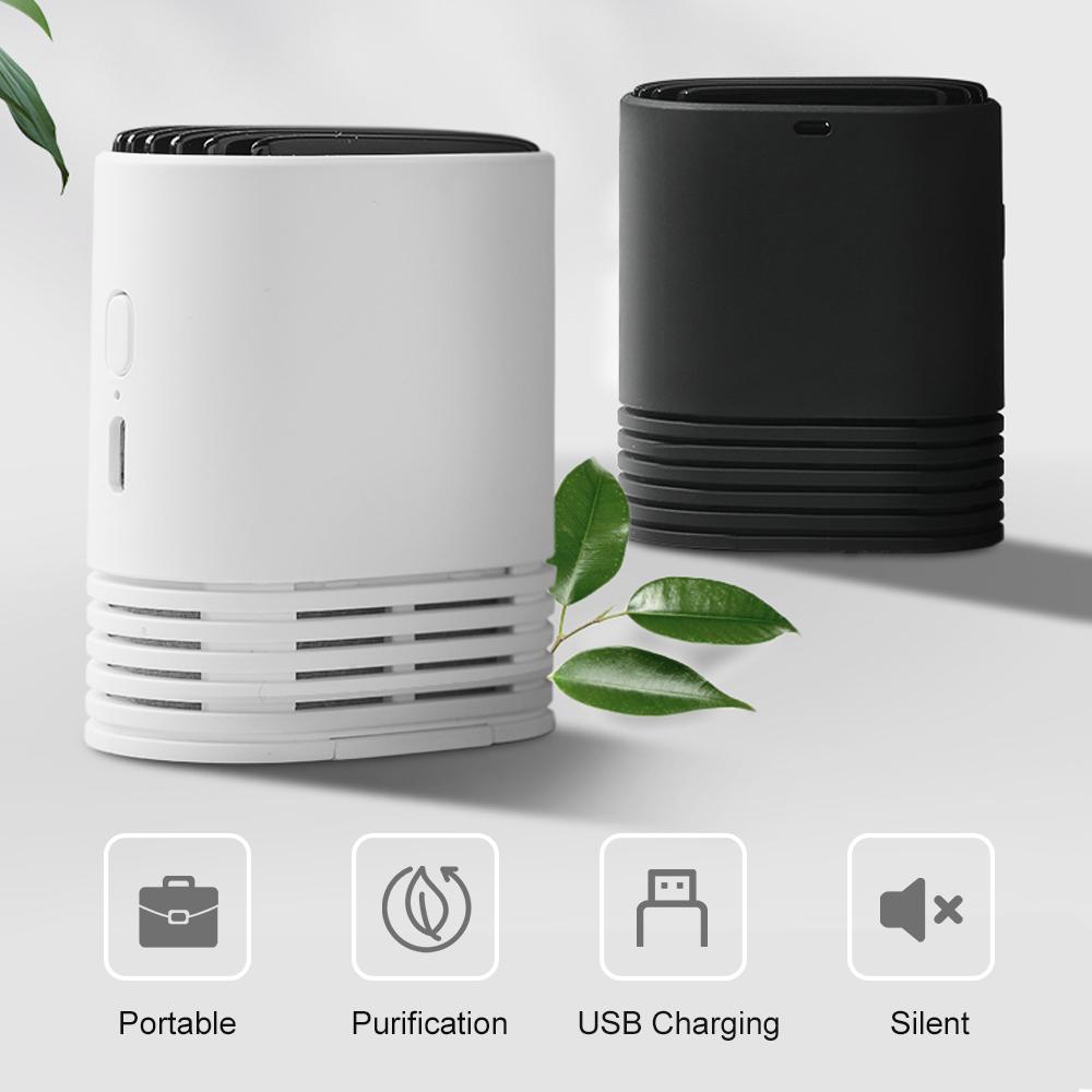 Portable Air Purifier PM2.5 Formaldehyde Removal Necklace Mini Air Freshener Wearable Air Cleaner USB Rechargeable
