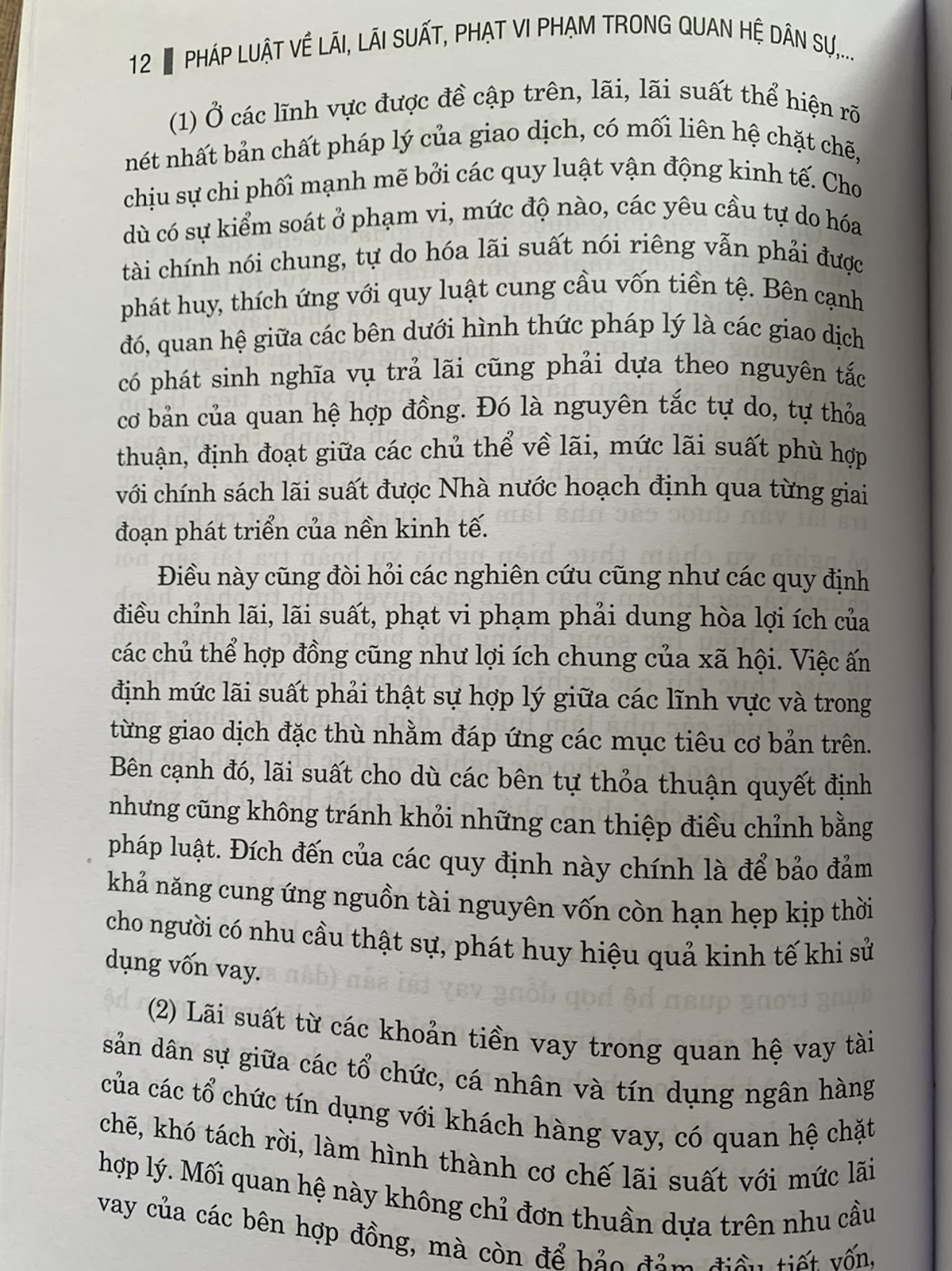 Pháp luật về lãi, lãi suất, phạt vi phạm trong quan hệ dân sự, thương mại và tín dụng ngân hàng