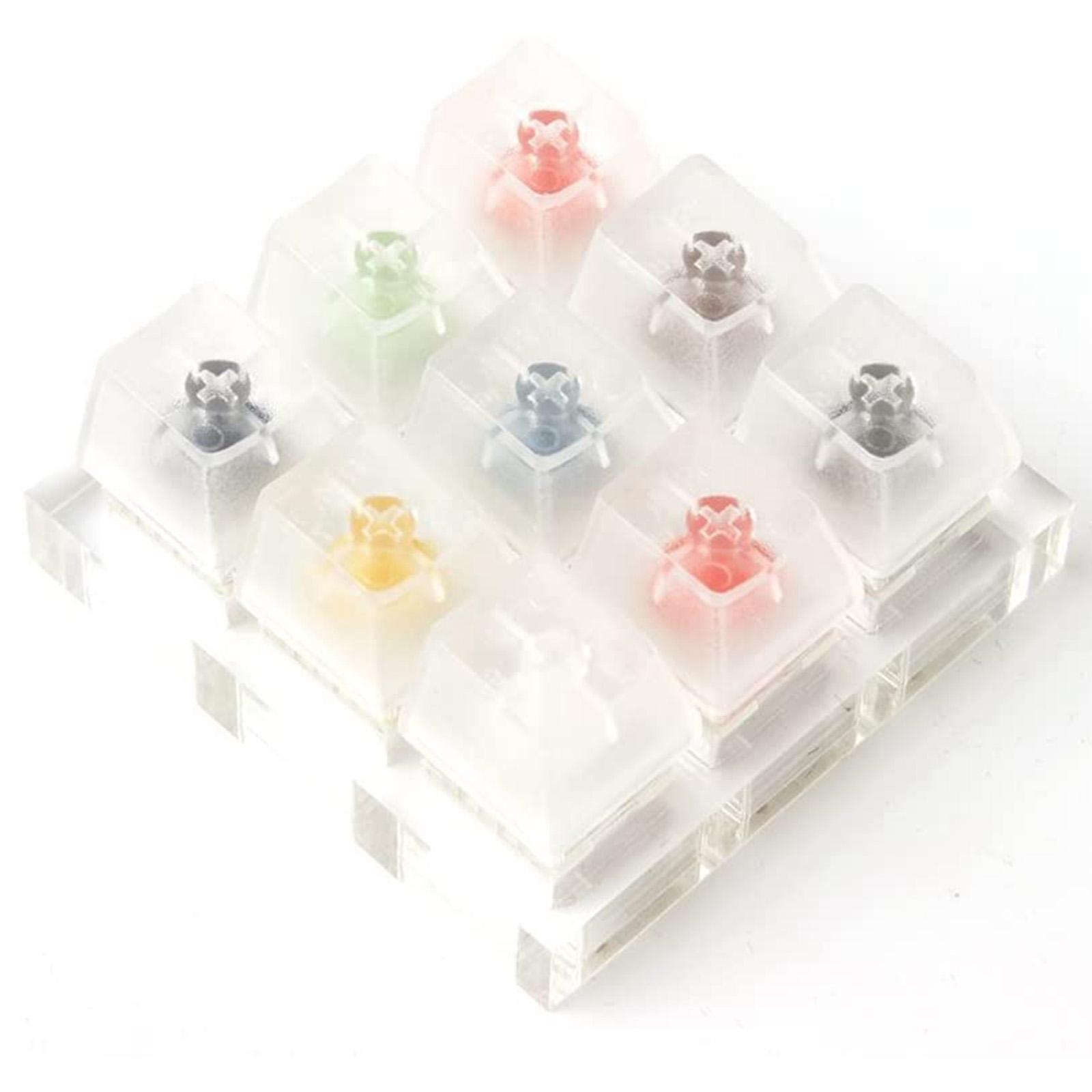 Acrylic 9 Switch Switches Tester With Acrylic Base for Mechanical Keyboard