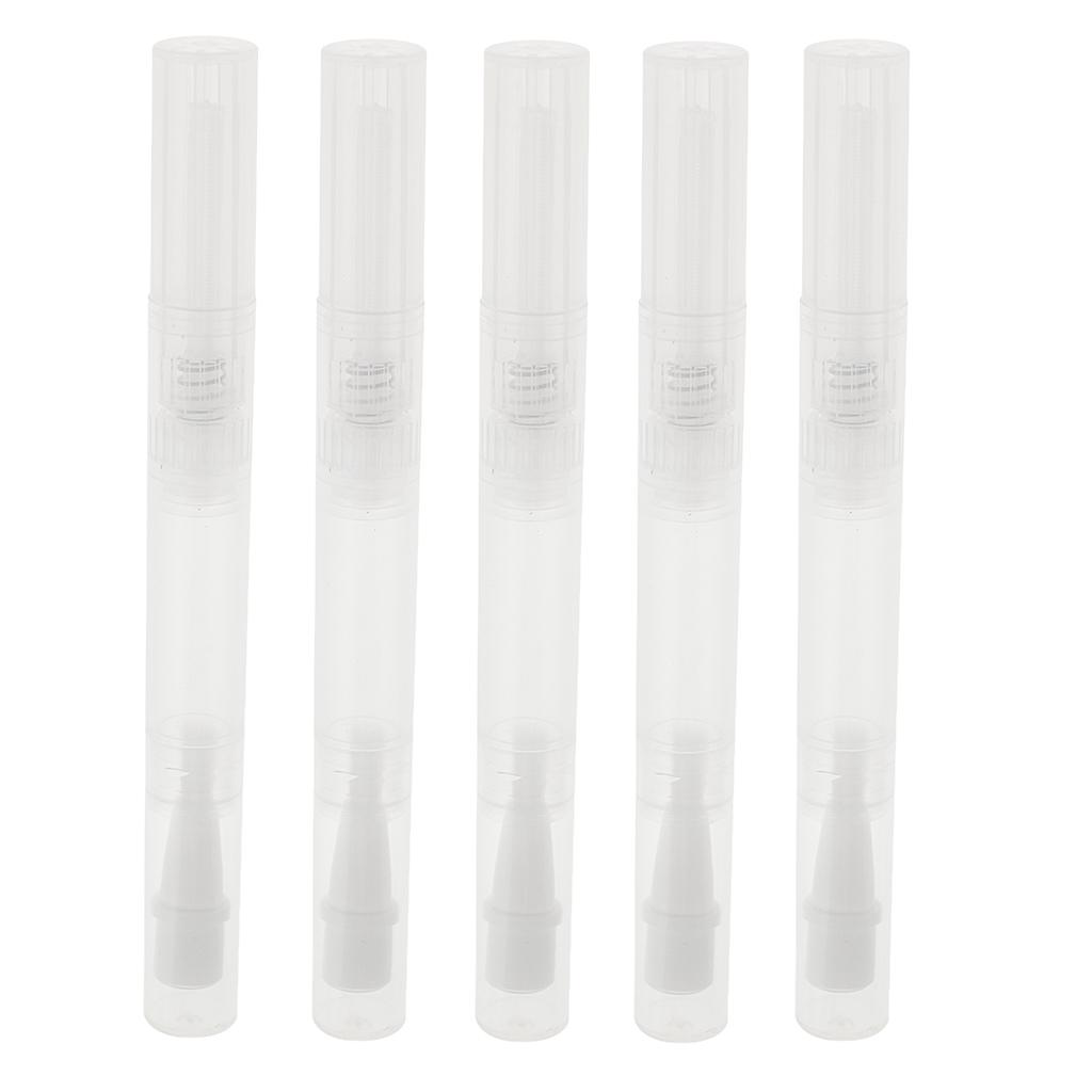 5 Cái 3ml Rỗng Twist Pen Mỹ Phẩm Hộp đựng Bóng Lip Tăng Trưởng ống