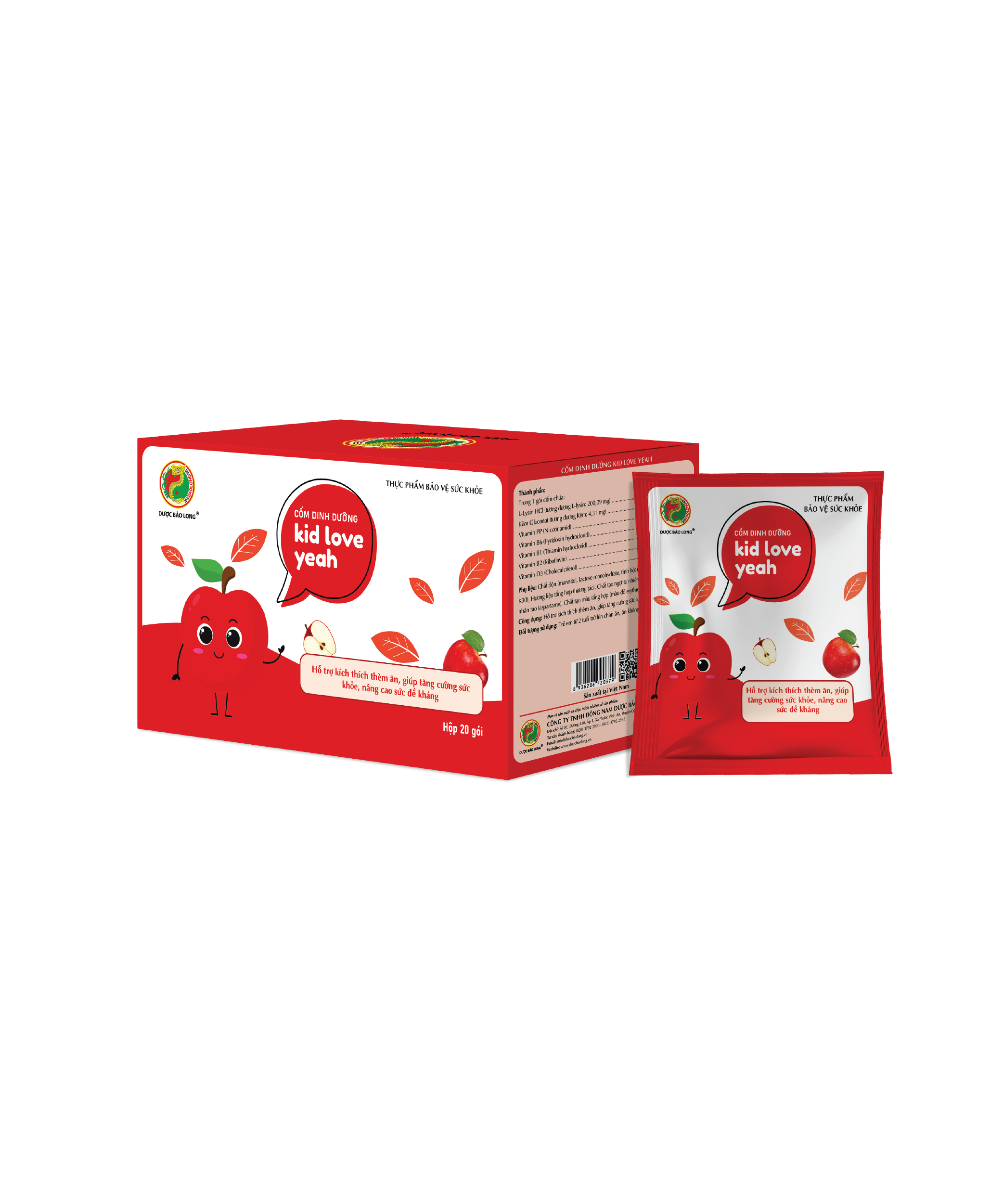 Cốm Dinh Dưỡng Kid Love Dành Cho Trẻ Em - Bảo Long - Hàng Chính Hãng