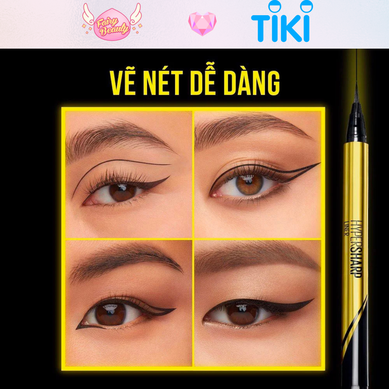 [MAYBELLINE NEW YORK] Bút Kẻ Mắt Nước Siêu Sắc Mảnh, Không Lem Trôi Hyper Sharp Liner Extreme 0.4g