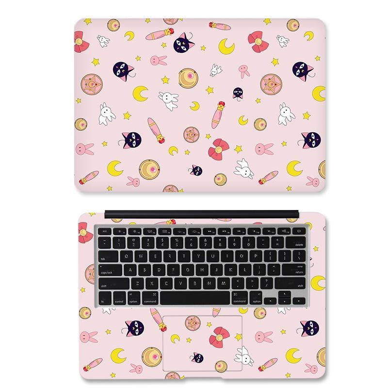 DIY Laptop Skin Laptop Sticker Cartoon Cover Art Stickers 12/13/14/15/17 inch Laptop for Macbook Dell HP Acer Asus etc Laptop Decorat