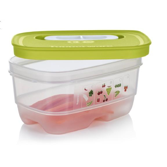 Hộp Trữ Mát Rau Củ Ventsmart 375ml Tupperware, Hộp Có Nút Hô Hấp Giúp Trái Cây Tươi Lâu Hơn