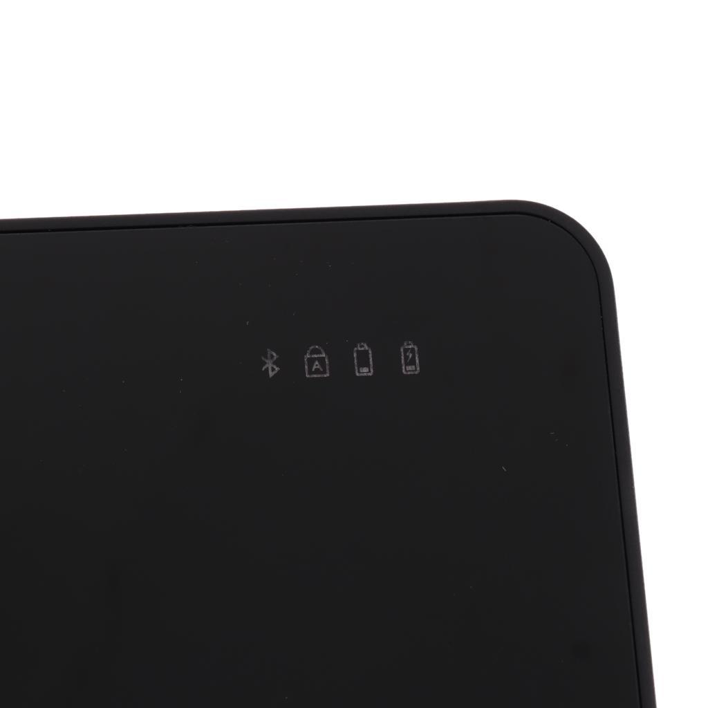 Glass Bluetooth 3.0 Removable Keyboard Case Cover for iPad 9.7''