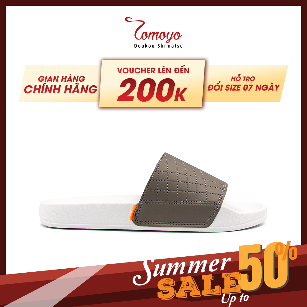 Tomoyo Dép Quai Ngang Da Microfiber Siêu Nhẹ TMD31504