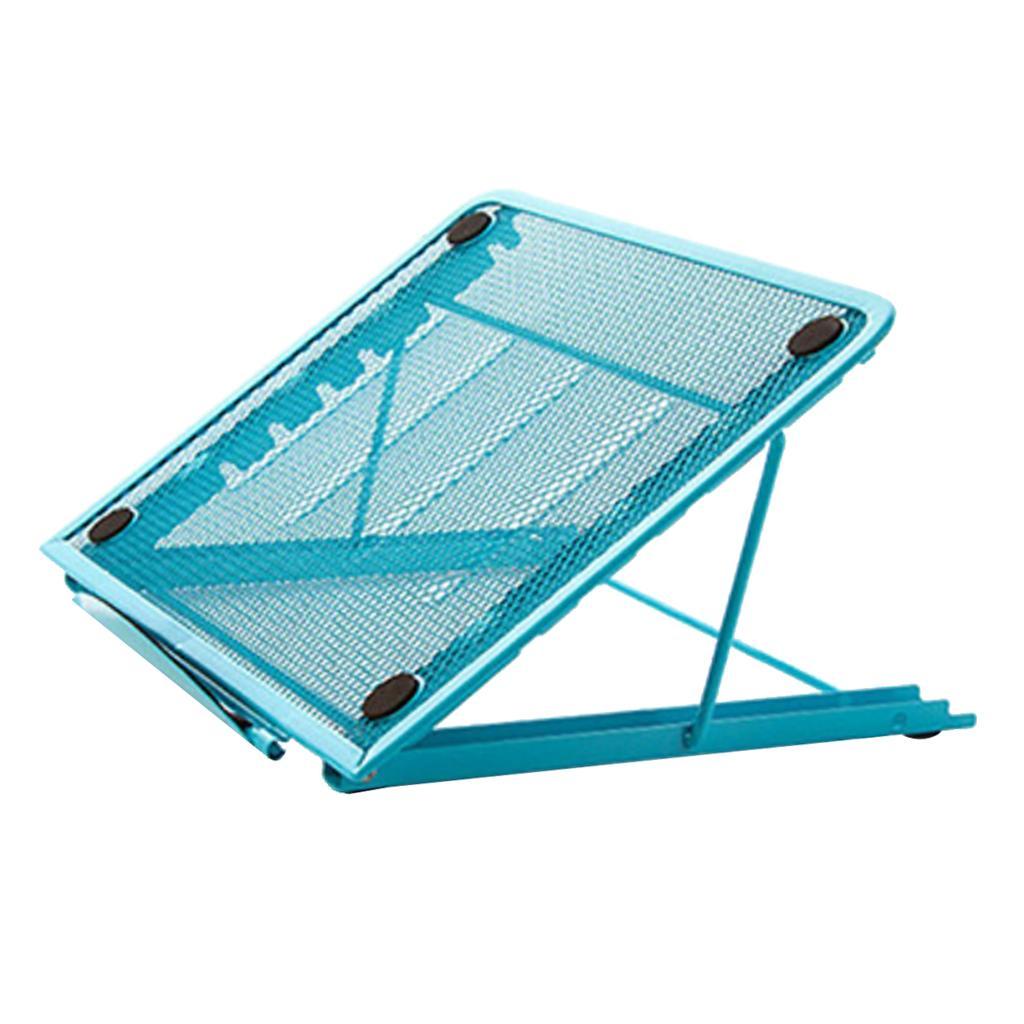 Ventilated Adjustable Laptop Computer Holder Desk Stand Mini Notebook Table Tray Supports for Diamond Painting Kit or Office Tablet