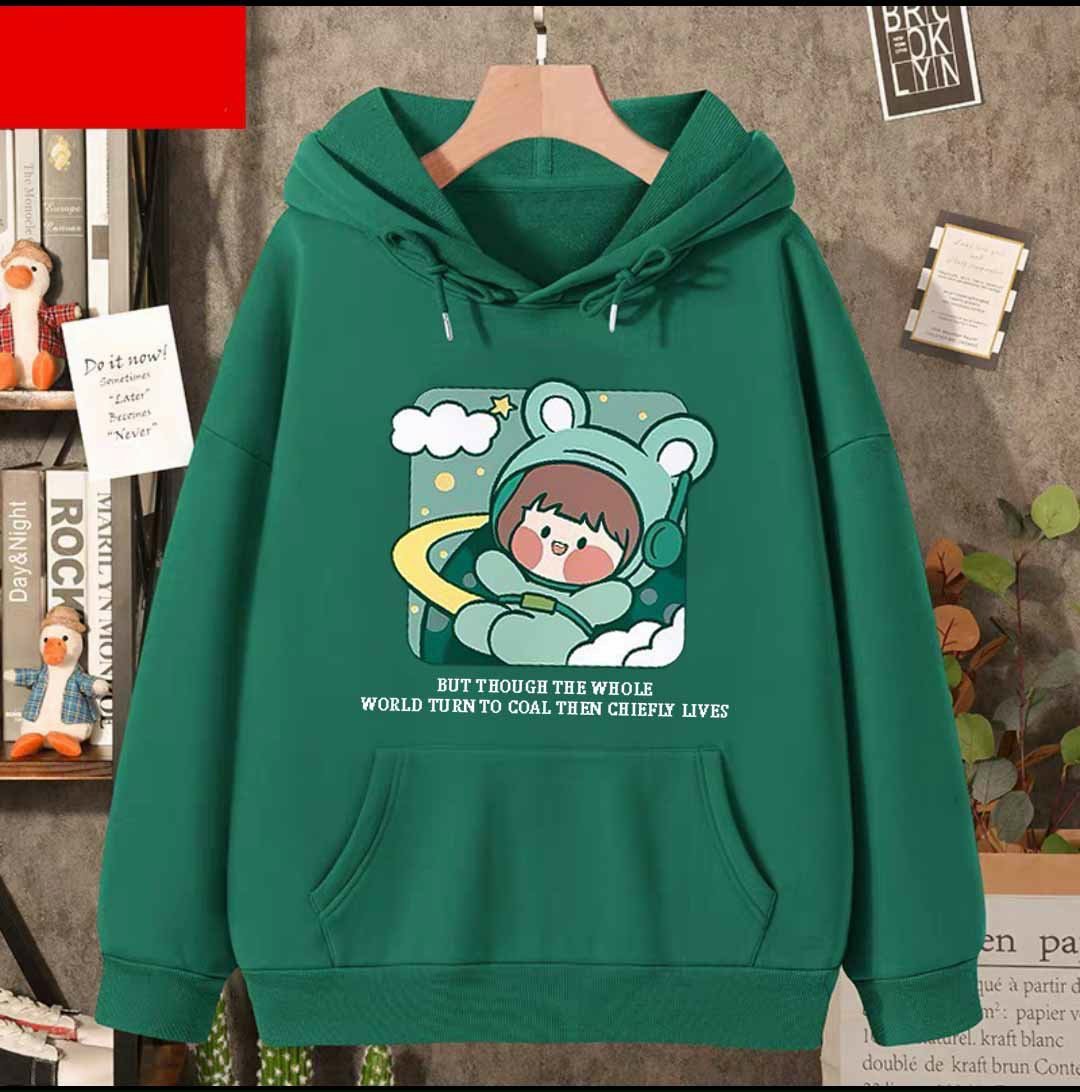 Áo Hoodie PHI HÀNH GIA Form Rộng Nỉ Bông Dáng Oversize Nam Nữ Unisex