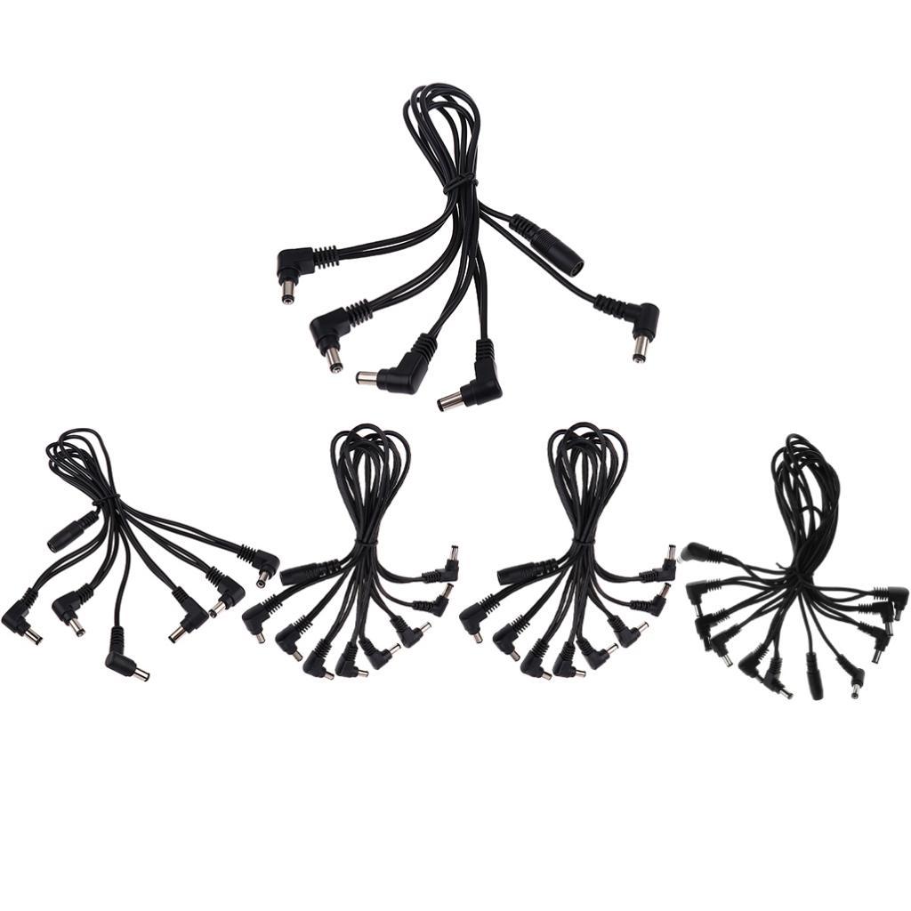 3 Way Electric Guitar Effect Pedals Splitter 9V DC 1A 2A Power Supply Cable