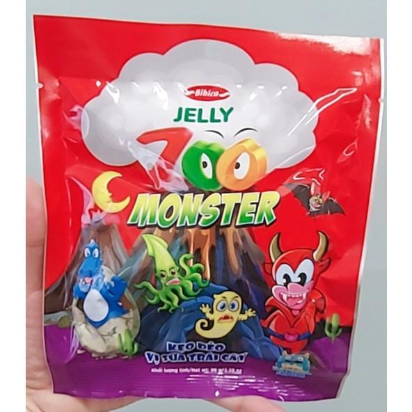 Kẹo dẻo Zoo Monster 96g Bibica- vương quốc kẹo dẻo đầy màu sắc