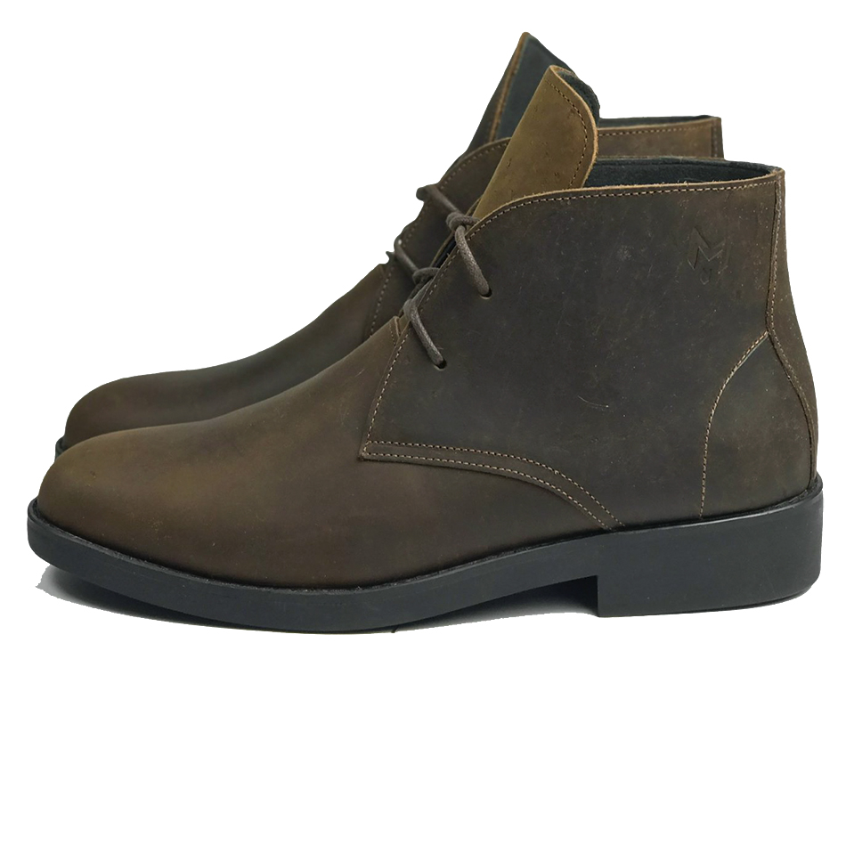 Giày Chukka Boots MAD Brown 3.0 cao cổ nam da bò sáp ngựa điên cao cấp chính hãng giá rẻ nhất hà nội