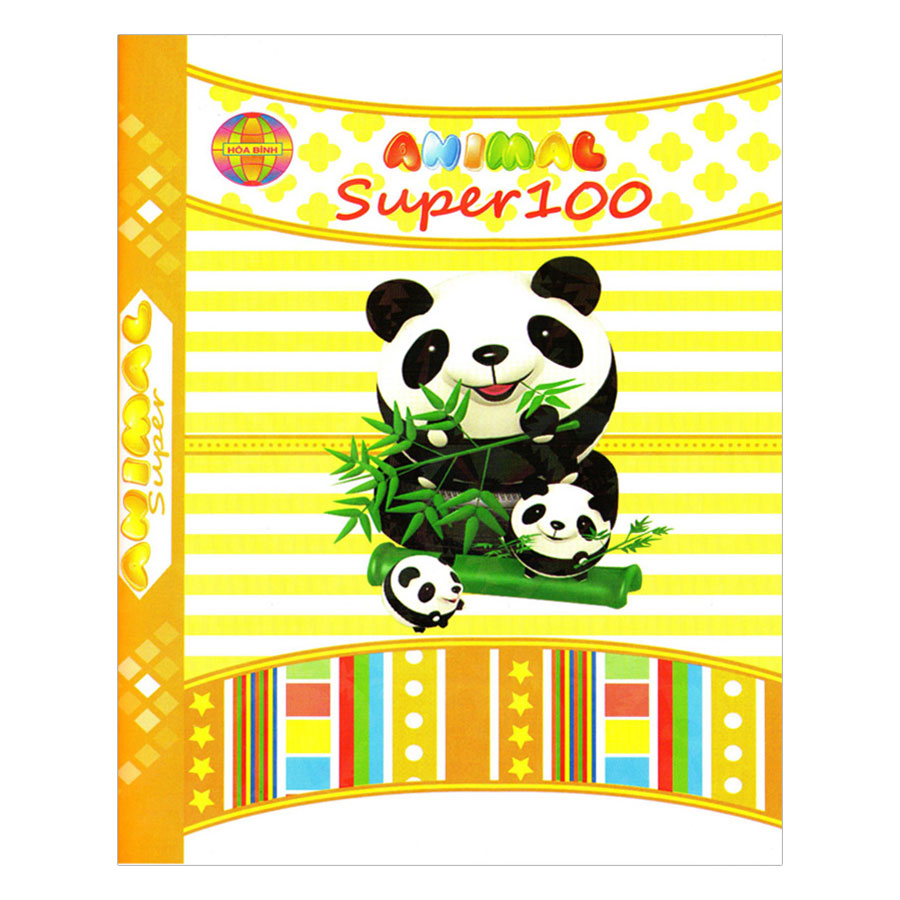 Lốc 10 Quyển Tập Super 100 4 Ô Ly Hòa Bình (96 Trang)