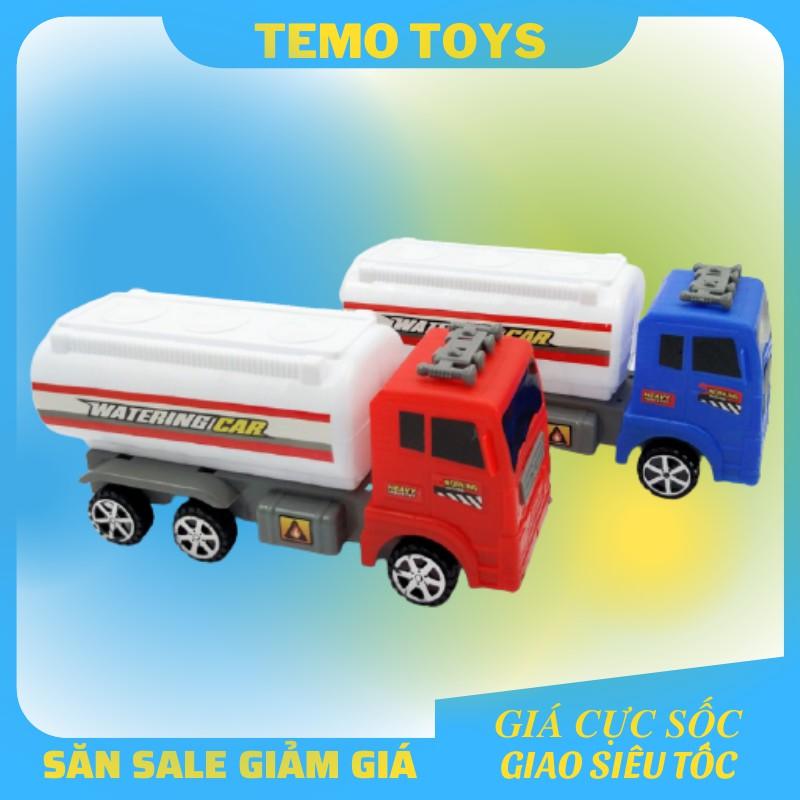 Xe đồ chơi cho bé trai mô hình xe bồn ô tô vận chuyển trở nước