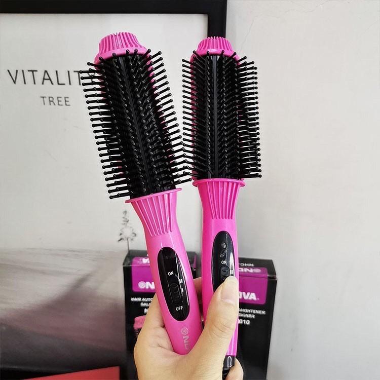 Lược Điện Uốn Tóc Đa Năng NO.VA. 3in1 làm xoăn, uốn phồng, sấy cụp -NO.VA. 8810