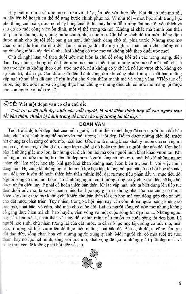 Những đề và bài văn Nghị Luận Xã Hội theo hướng mở (Dùng chung cho mọi bộ SGK)