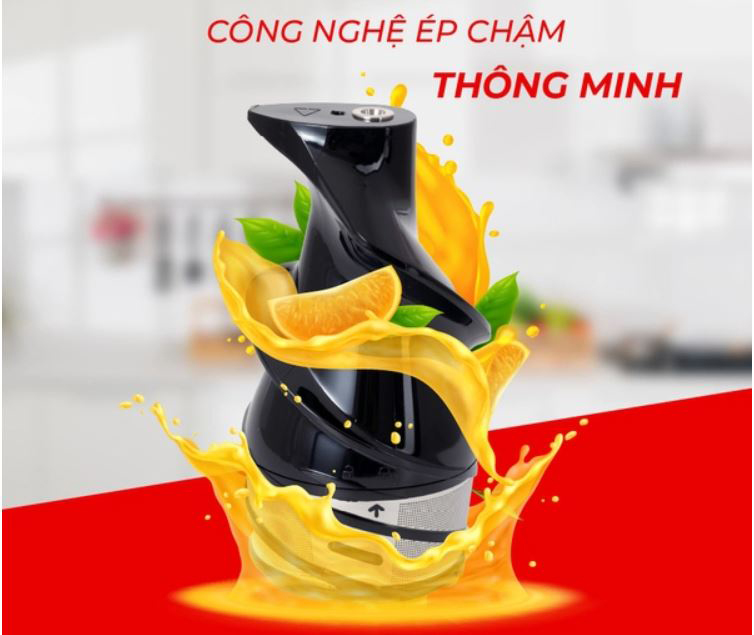 Máy ép 2 trong 1 vừa củ quả tốc độ chậm kèm chức năng vắt cam siêu tiên lợi CH-801D