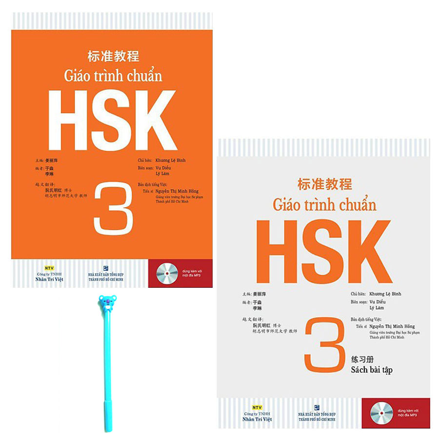 Combo Giáo Trình HSK 3 - Sách Bài Học (Kèm MP3) và Giáo Trình HSK 3 - Sách Bài Tập (Kèm MP3) ( Tặng Kèm Sổ Tay)