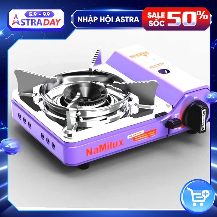 Bếp ga mini Namilux 2221PS Siêu nhỏ- Hàng Chính hãng