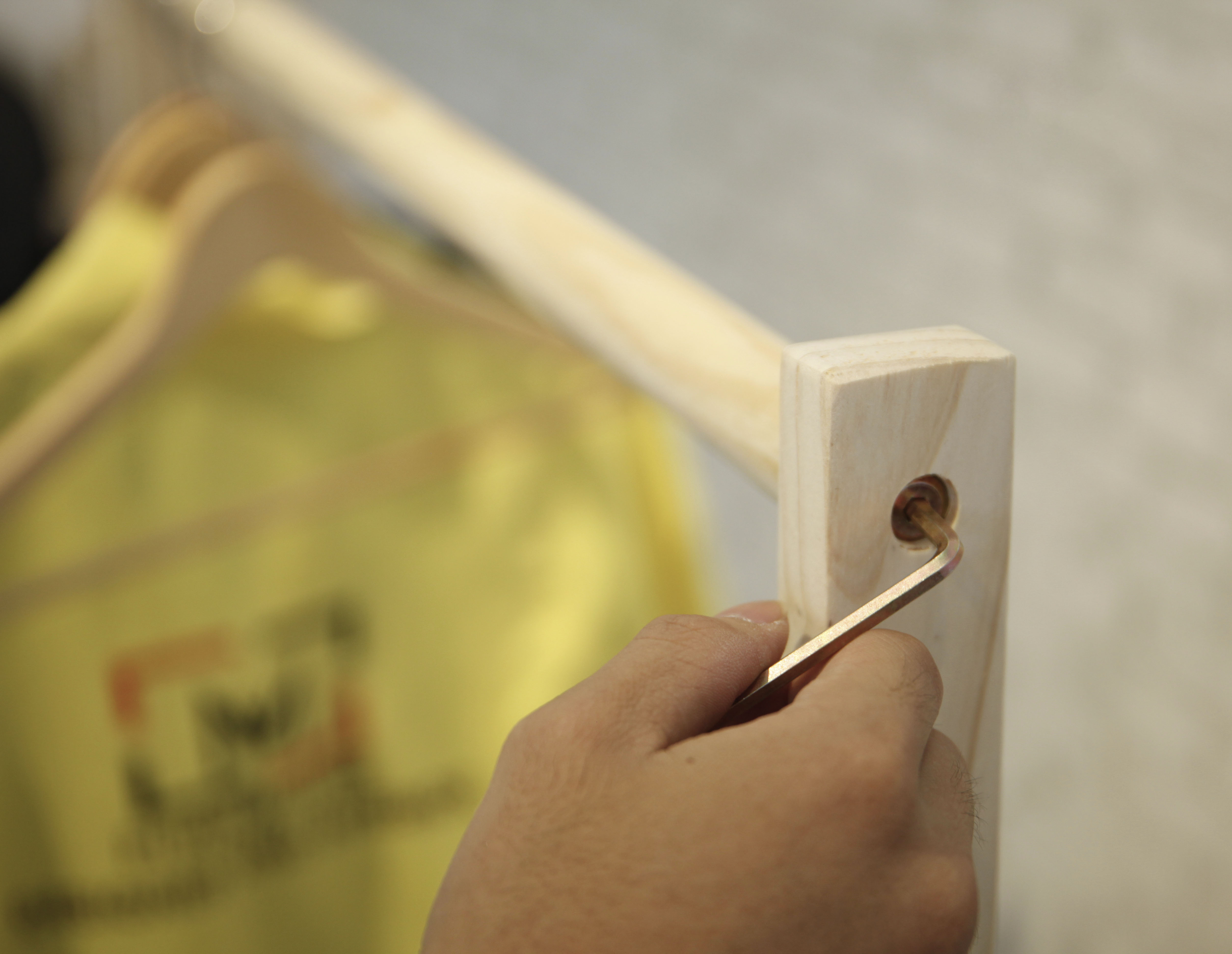 GIÁ TREO QUẦN ÁO HÀN QUỐC NGANG 1M2 - SINGLE HANGER - MÀU TỰ NHIÊN