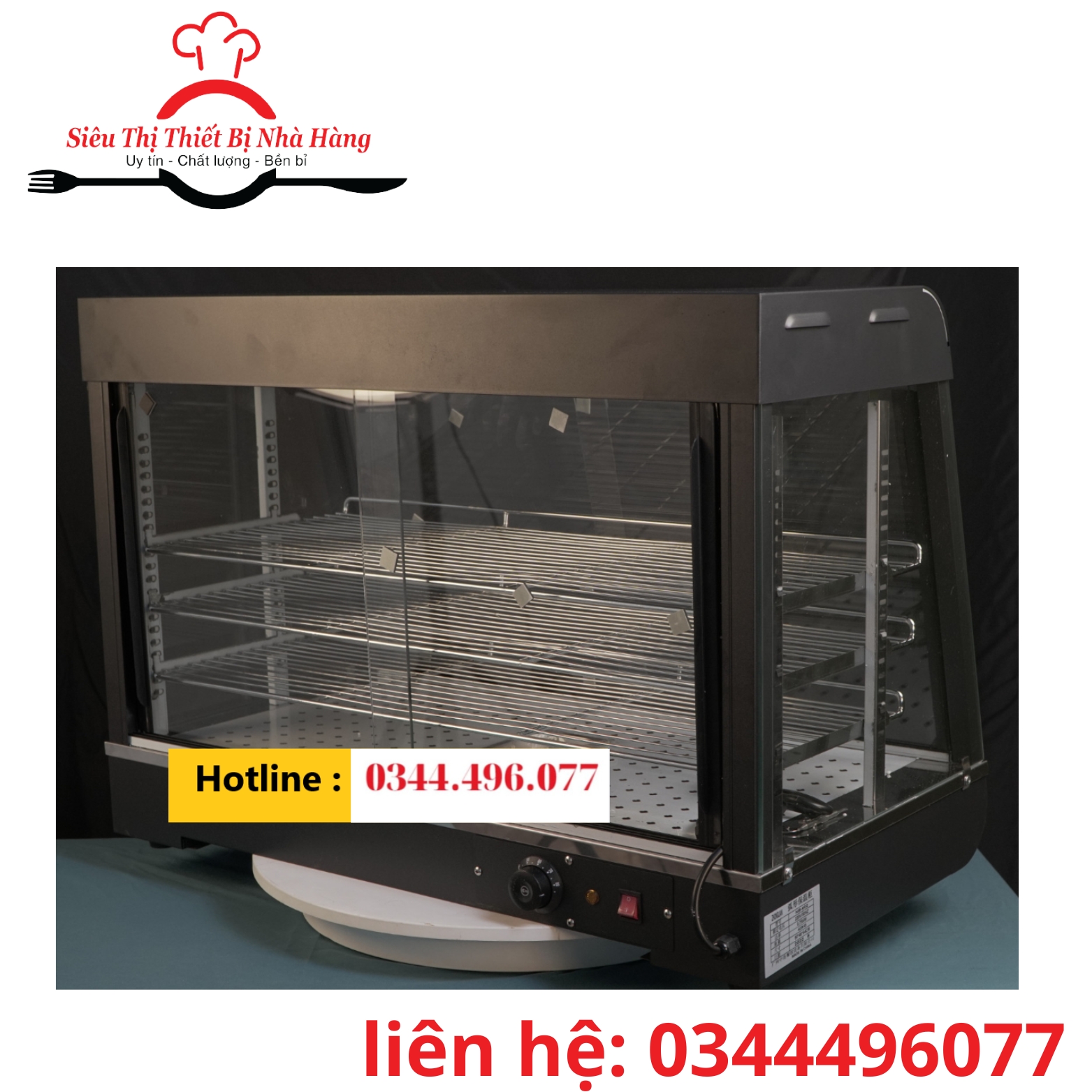 Tủ giữ nóng thực phẩm chiên rán kính vuông , tủ giữ nóng gà rán KFC- khoai tây chiên cao cấp .
