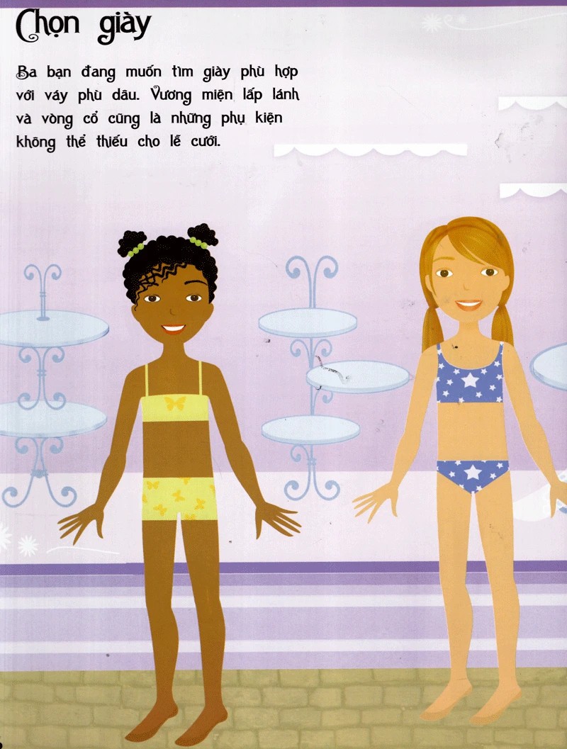 Sách Dán Hình Sáng Tạo Trang Phục Búp Bê - Phù Dâu Xinh Đẹp