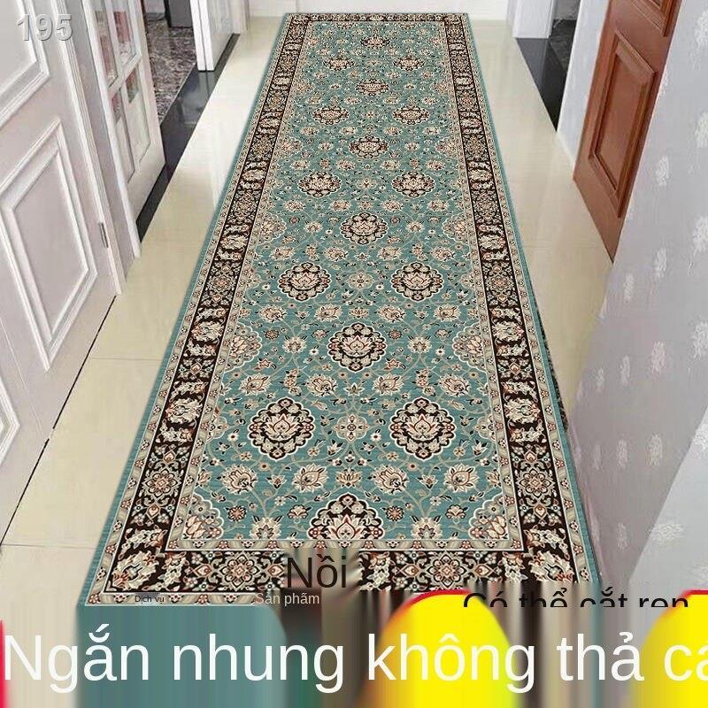 Thảm lối vào hành lang đi retro phòng ngủ khách chăn trải bàn cà phê dày chống trượt