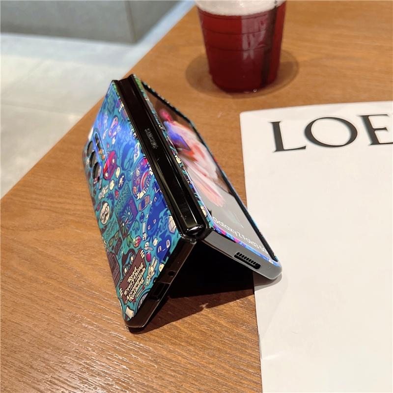 Ốp Lưng Sticker Độc Lạ Cho Samsung Galaxy Z FOLD 5 / Z FOLD 3 / Z FOLD 4