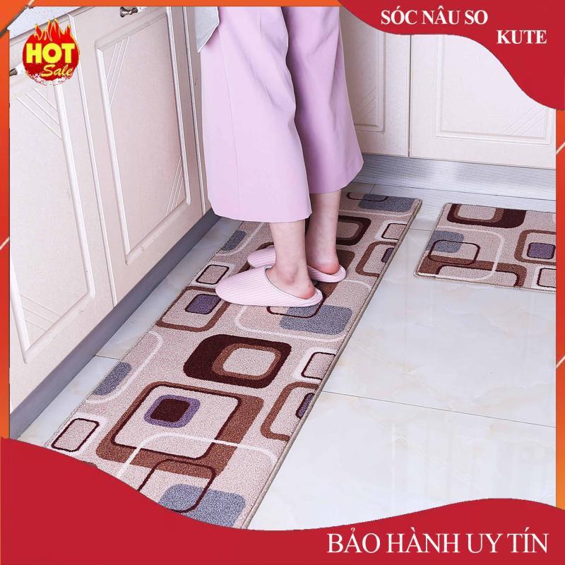 ️  Thảm nhà bếp cao cấp, Combo 2 thảm bếp kích thước 120*40 và 60*40