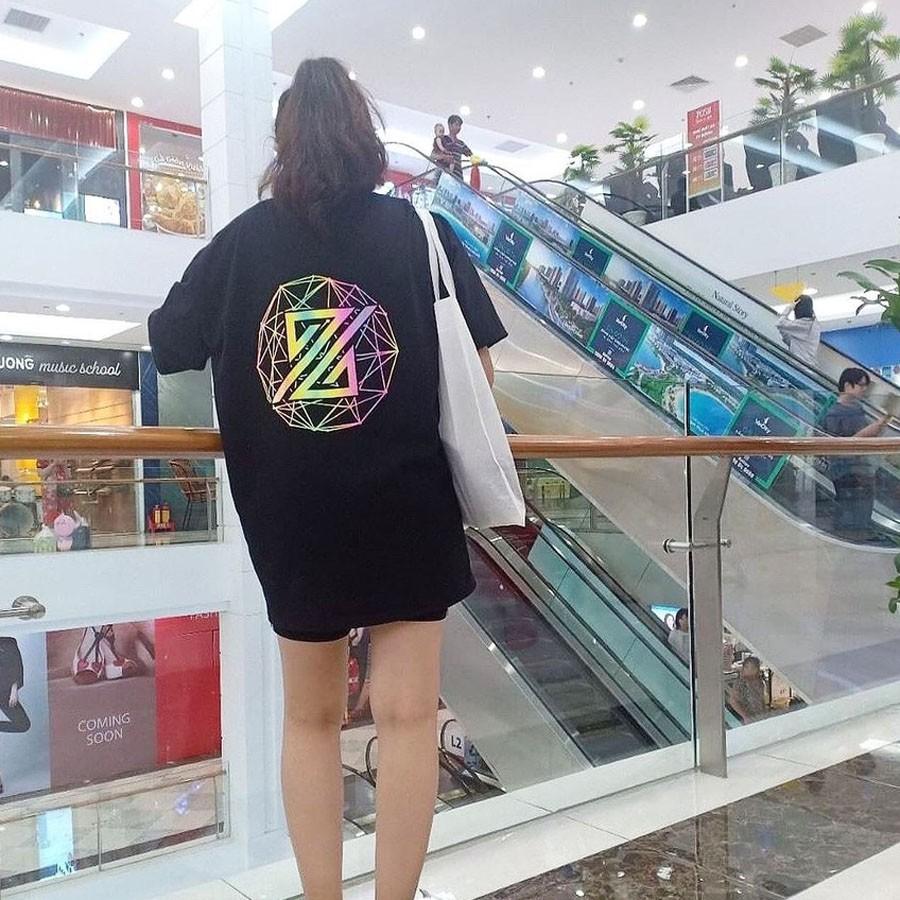 Áo thun phản quang tay lỡ Nam Nữ The ZEDD