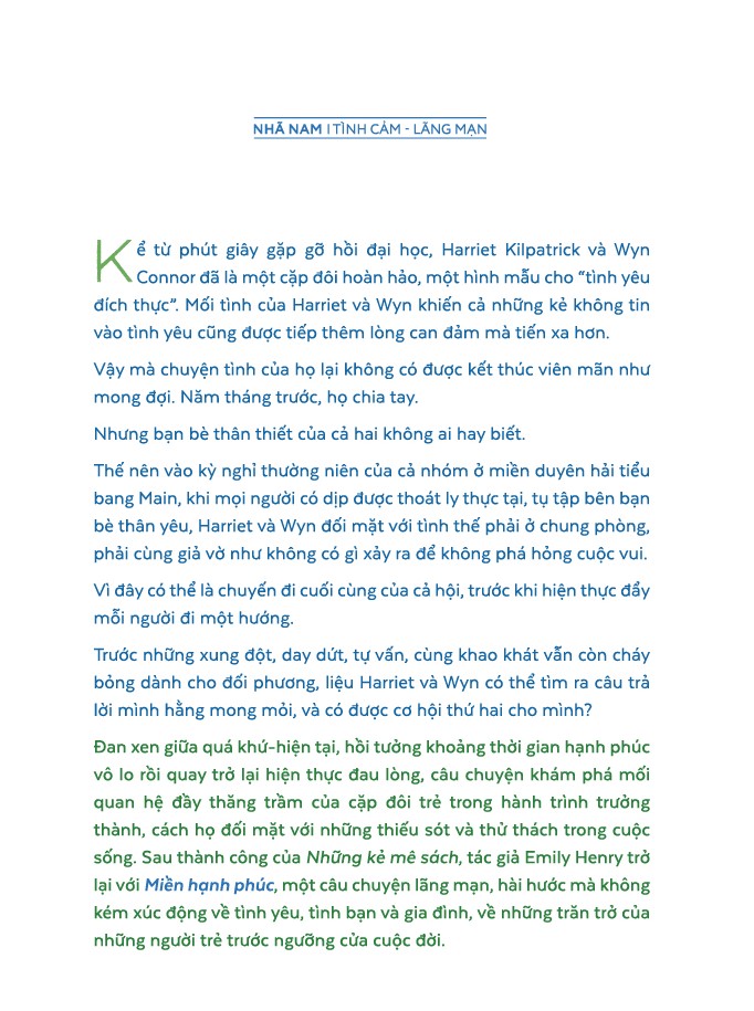 Sách - Miền hạnh phúc (Emily Henry) (Nhã Nam Official)