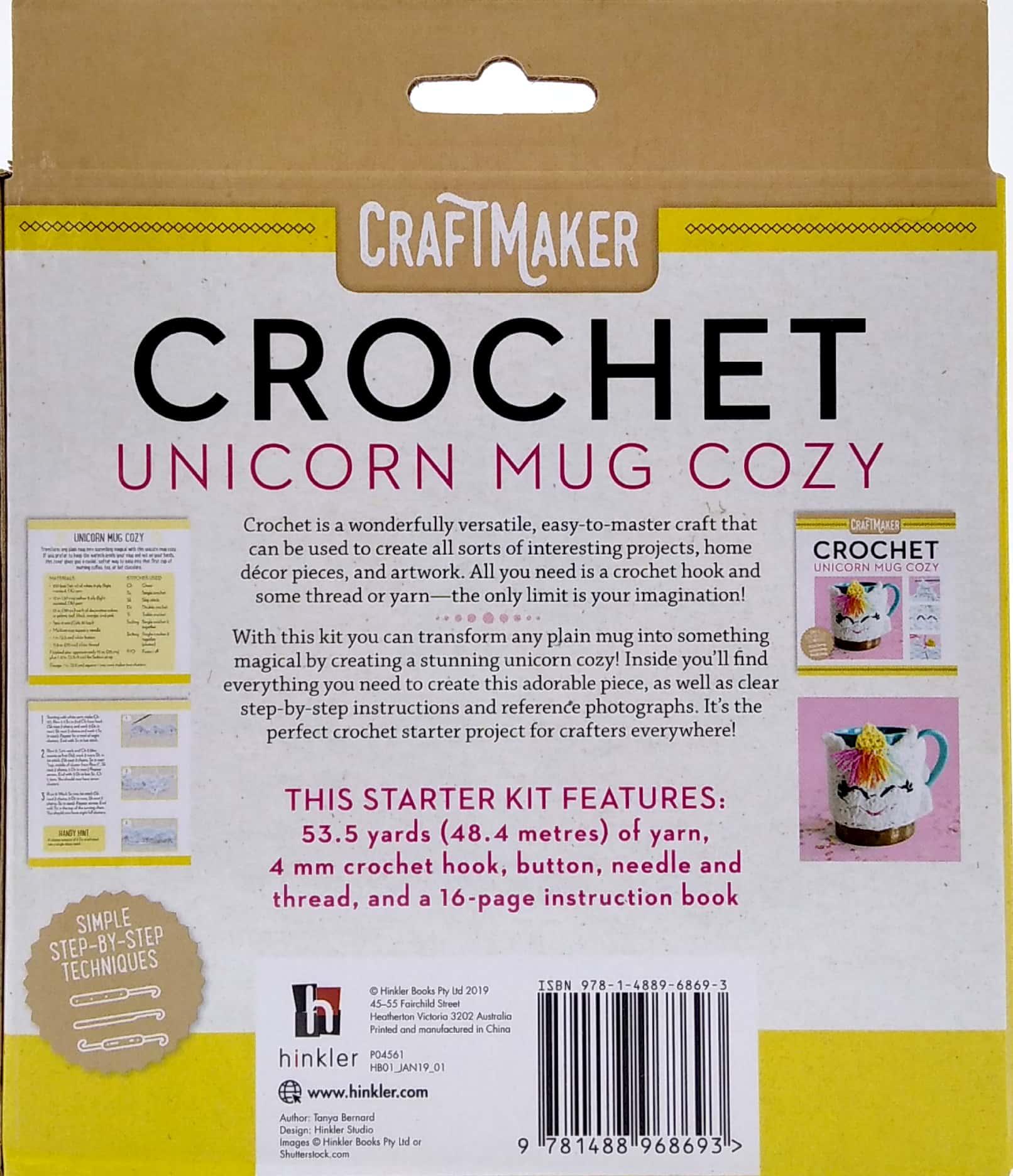 CraftMaker Crochet: Unicorn Mug Cozy