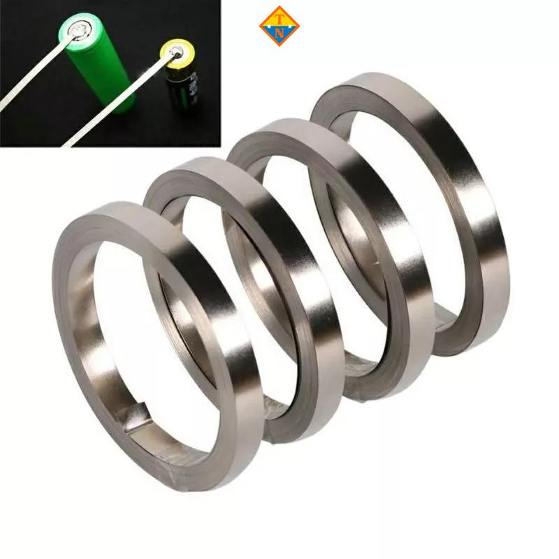Kẽm hàn Cell pin dây niken hàn pin cuộn 10M dầy 0.1mm đến 0.15mm