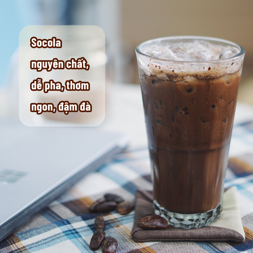 Socola bột Cà phê - Hộp 150g - SHE Chocolate. Hương vị đậm đà, bổ sung năng lượng và giúp tỉnh táo. Quà tặng người thân, dịp lễ