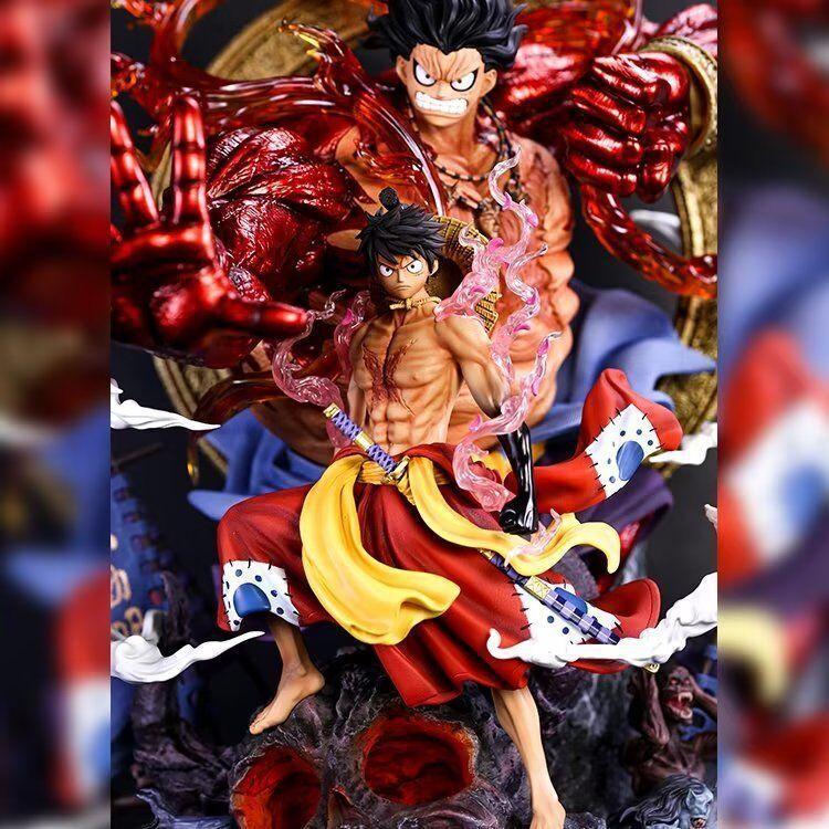 Mô Hình Luffy Gear 4 Đảo Quỷ Onigashima 33Cm 2.8KG Mô hình One Piece Cao Cấp, Figure Mô Hình Anmie One Piece Luffy Vua H
