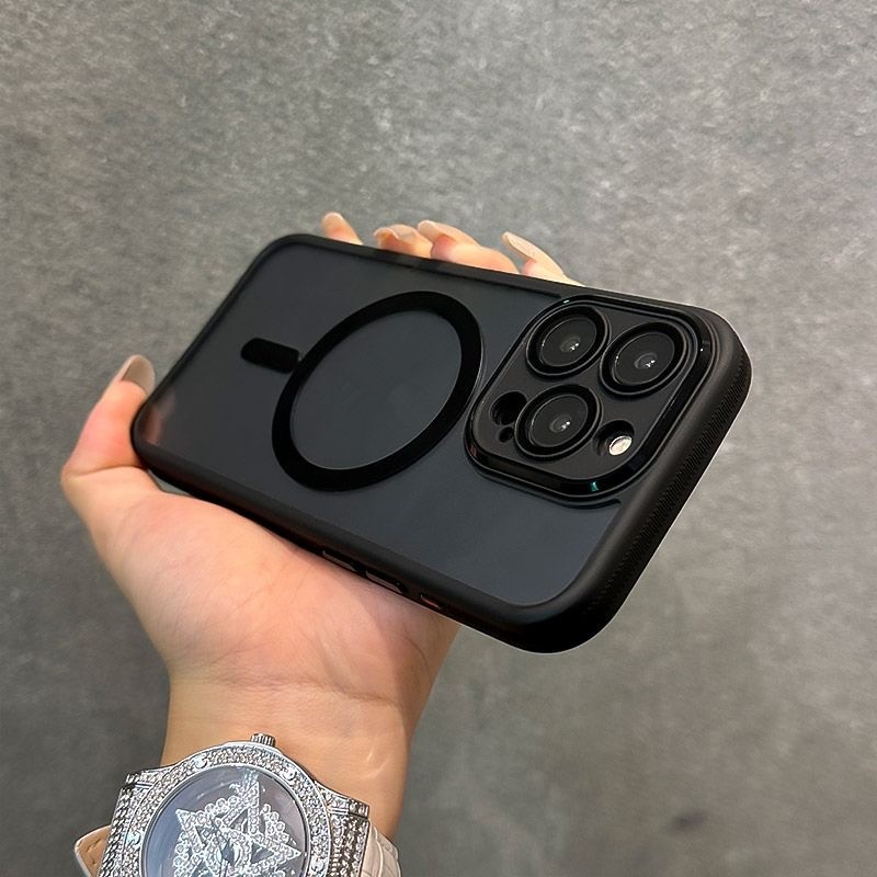 Ốp Điện Thoại bảo vệ toàn ống kính Từ Chống Sốc Cho iphone 15 14 13 12 Pro max