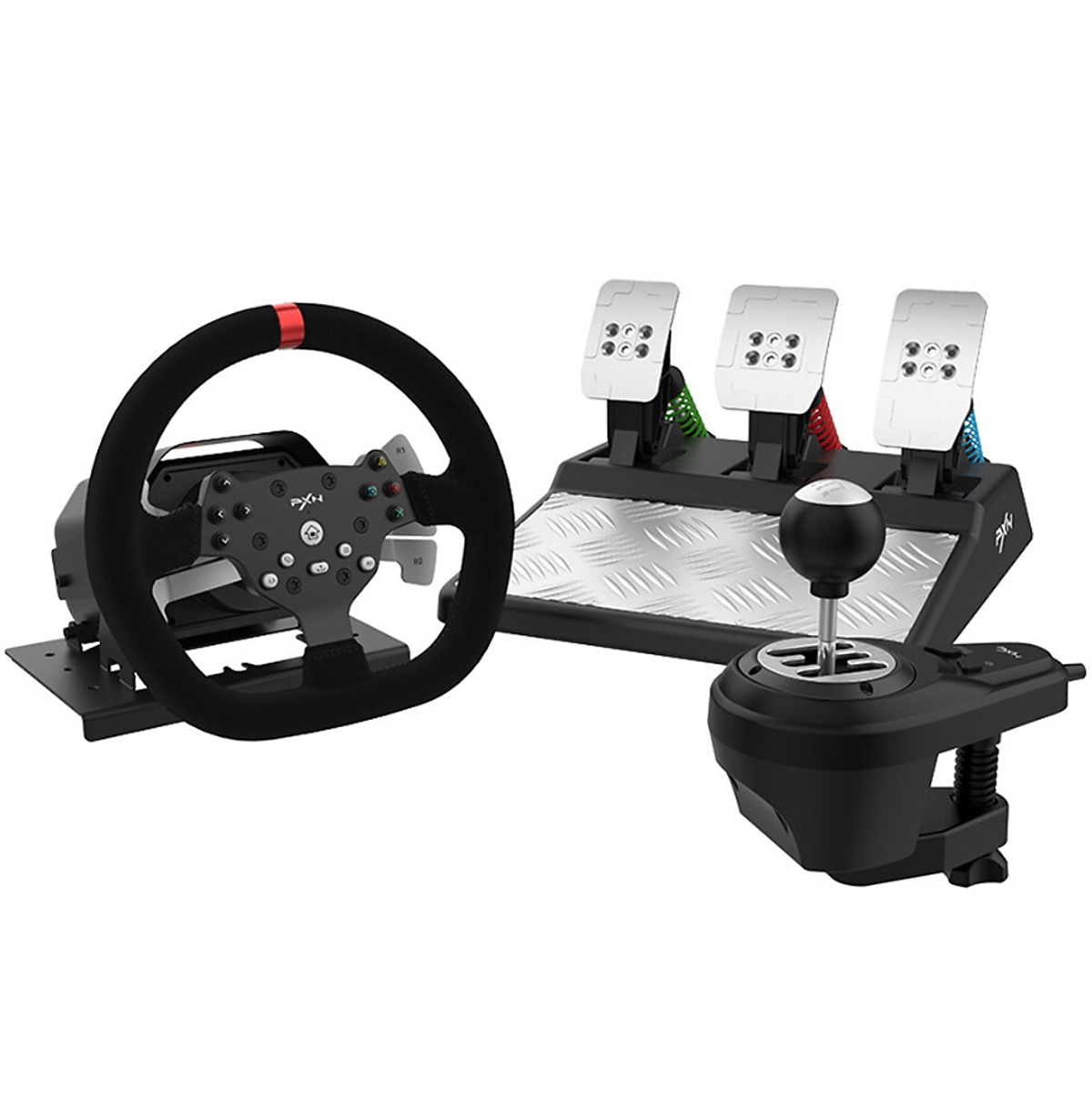 Vô lăng chơi game PXN V10 Metal FFB Pro Racing Wheel Có Phản Hồi Lực - Hàng Chính Hãng