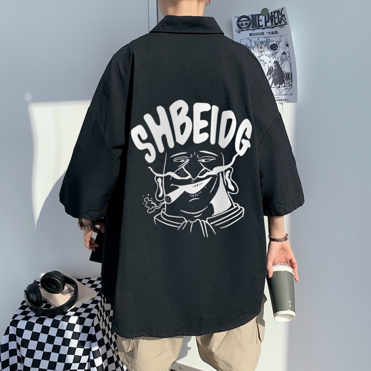 Áo sơ mi nam SHBE in hình Ông Già siêu ngầu