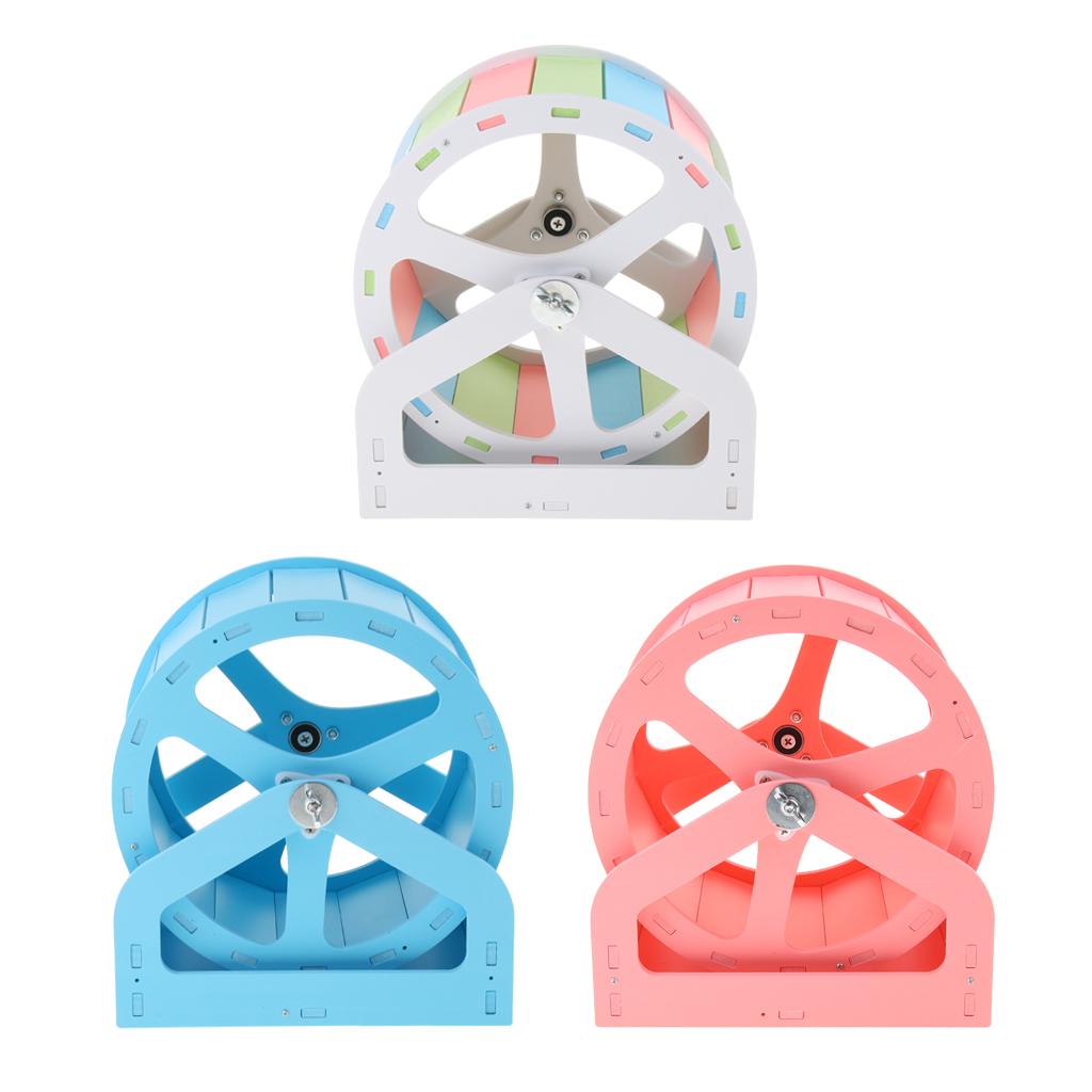 Hamster Mouse Rat Small Animals Silent Running Exercise Wheel Toys Colorful