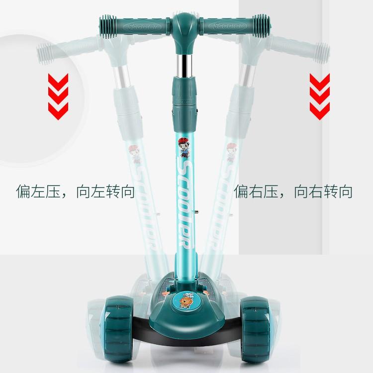 Xe scooter cho bé, Xe trượt đa năng có đèn led làm bằng nhựa ABS không gây độc hại cho bé- Shopbabibo