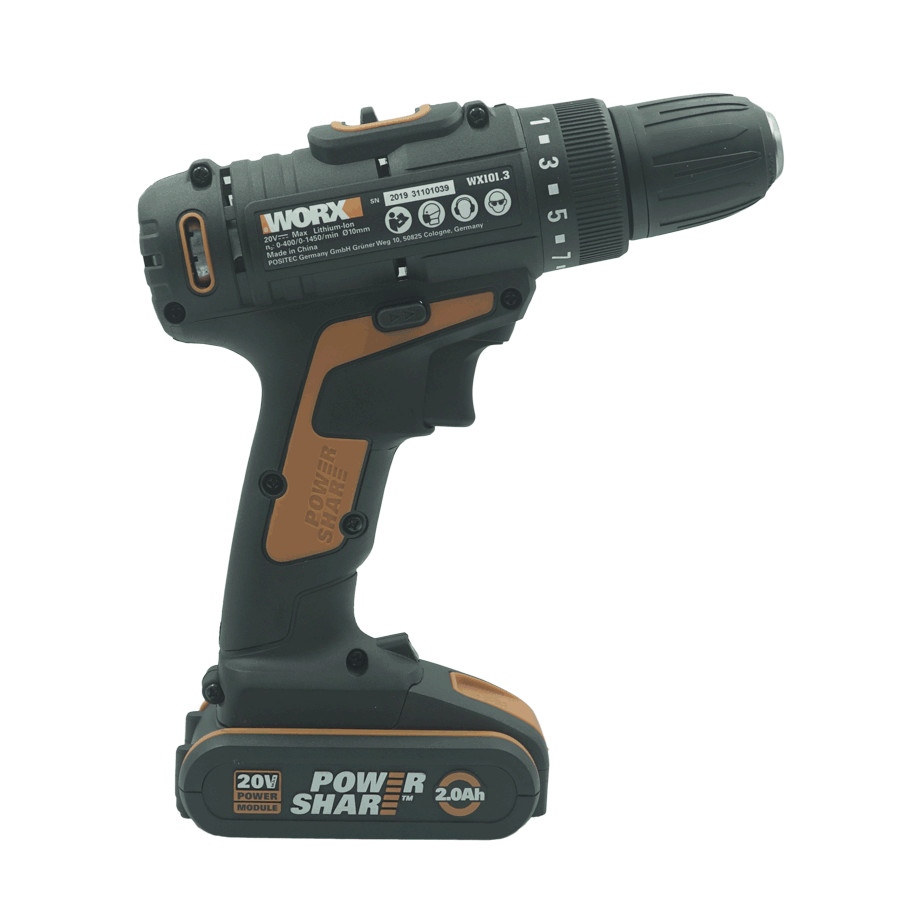 Máy khoan dùng pin Li-ion 20V Worx Orange WX101.3