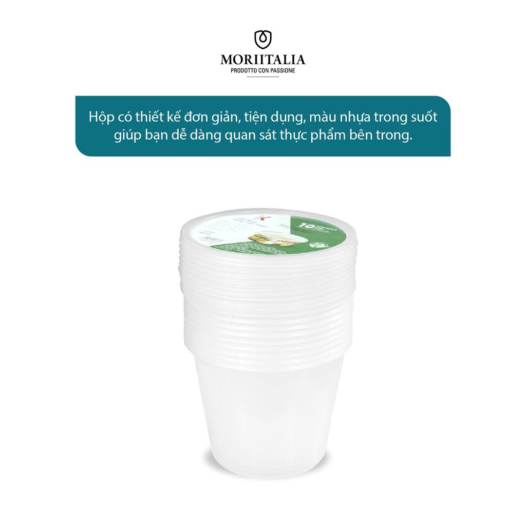 Hộp nhựa đựng thực phẩm Kokusai Lốc 10 cái an toàn tiện lợi HDK009805