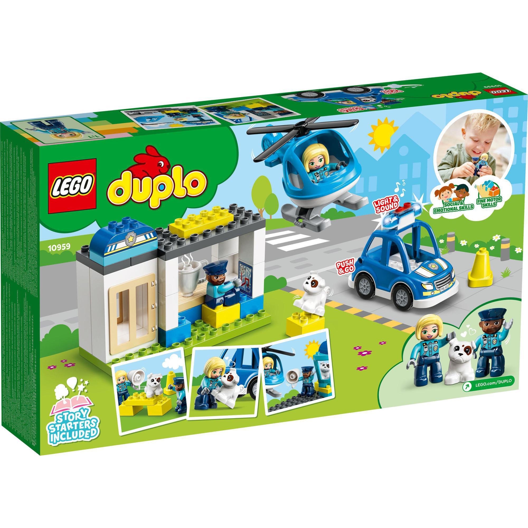 LEGO DUPLO 10959 Trạm cảnh sát và Trực Thăng (40 chi tiết)